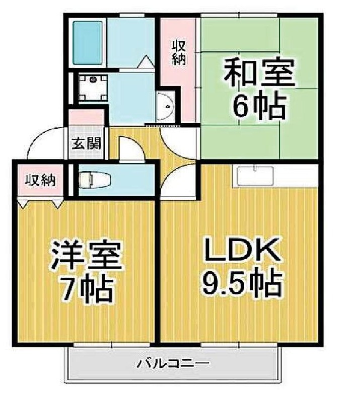 兵庫県尼崎市常松２丁目間取り