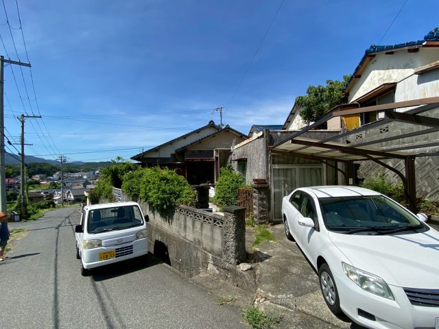 洲本市津田M様邸前面道路含む現地写真