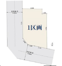 北区神谷3丁目　新築戸建区画図