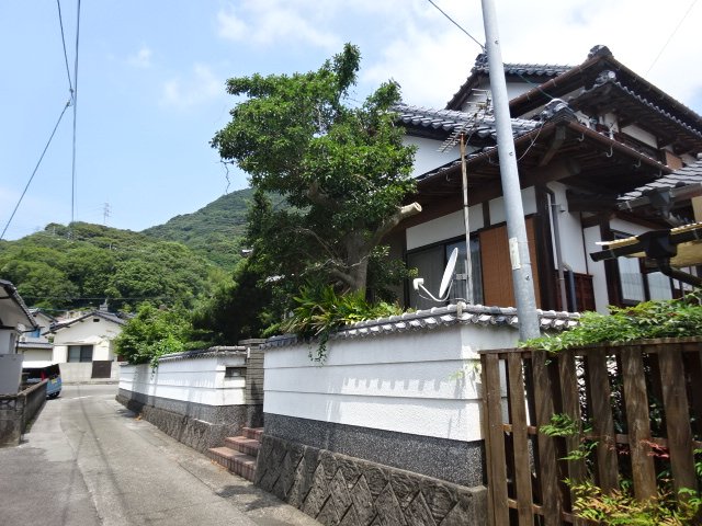 売家（三角町波多/際崎）8SLDK前面道路含む現地写真