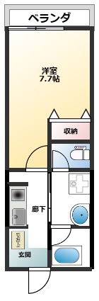 センターパーク馬橋 101間取り