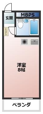 ハイツウィロウ 202間取り