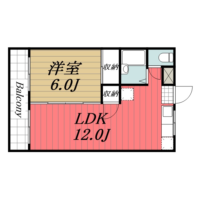 フジハイツ 203間取り