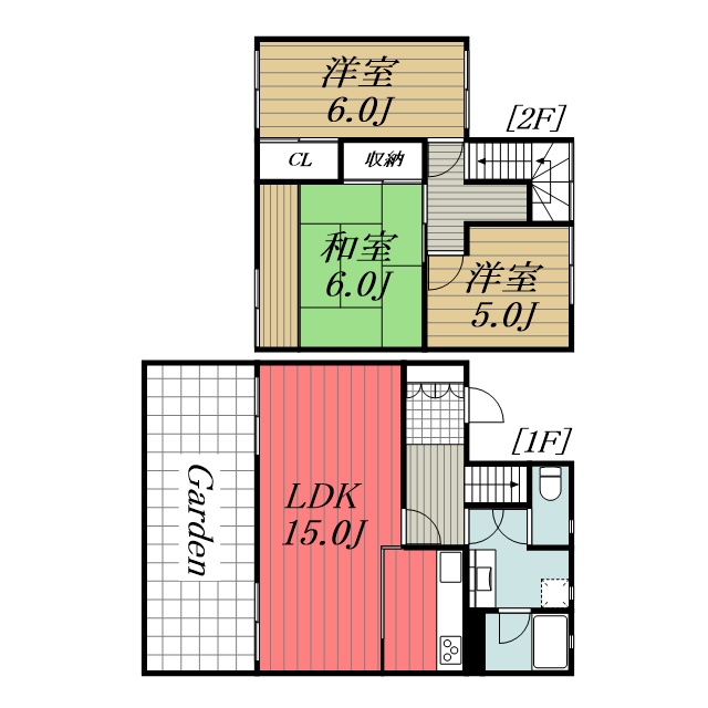 セラハウスいらじく A間取り