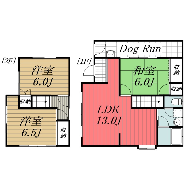 君津市大和田戸建 1間取り