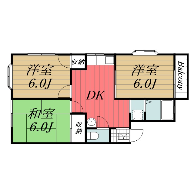 アートメゾン杢師 1階間取り