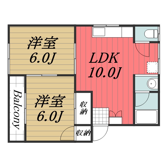 ライナス 202間取り