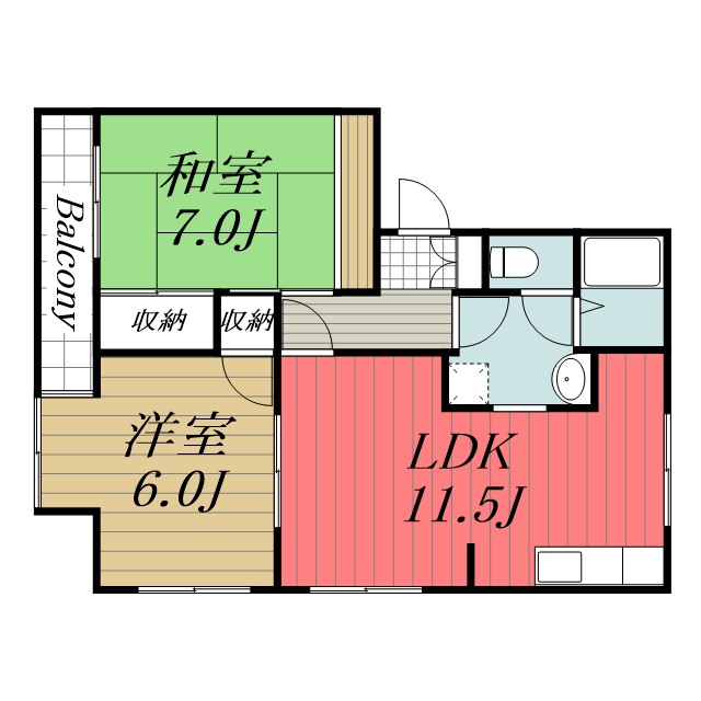 千葉県市原市北国分寺台４丁目 201間取り