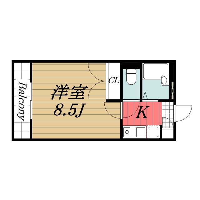 サンパレスグリーンシャトー 307間取り