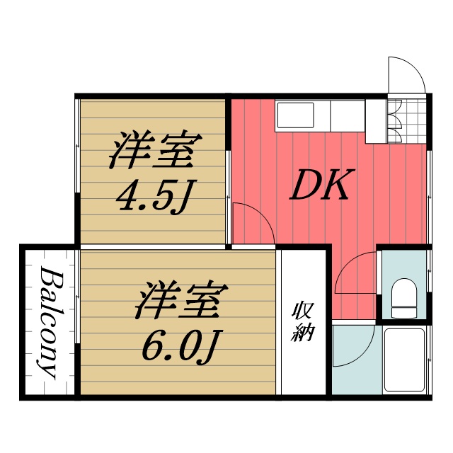 パルトネール東郷 203間取り