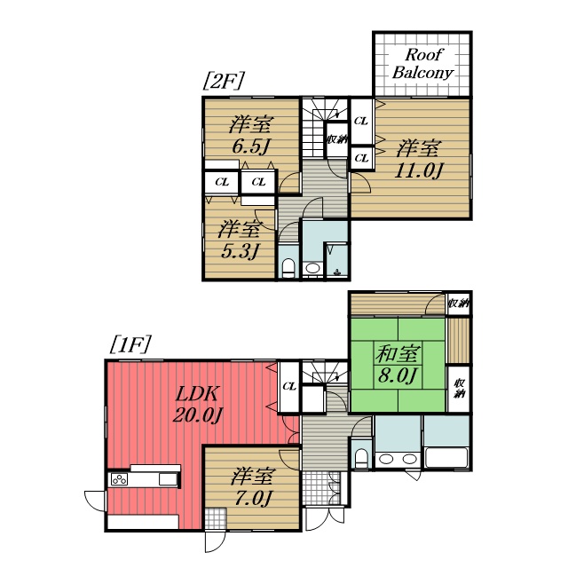 睦沢町長楽寺K邸戸建 1間取り