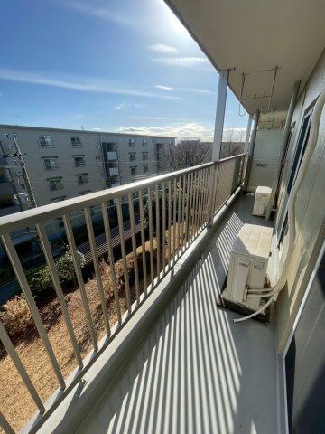 西小中台団地　12号棟 403バルコニー