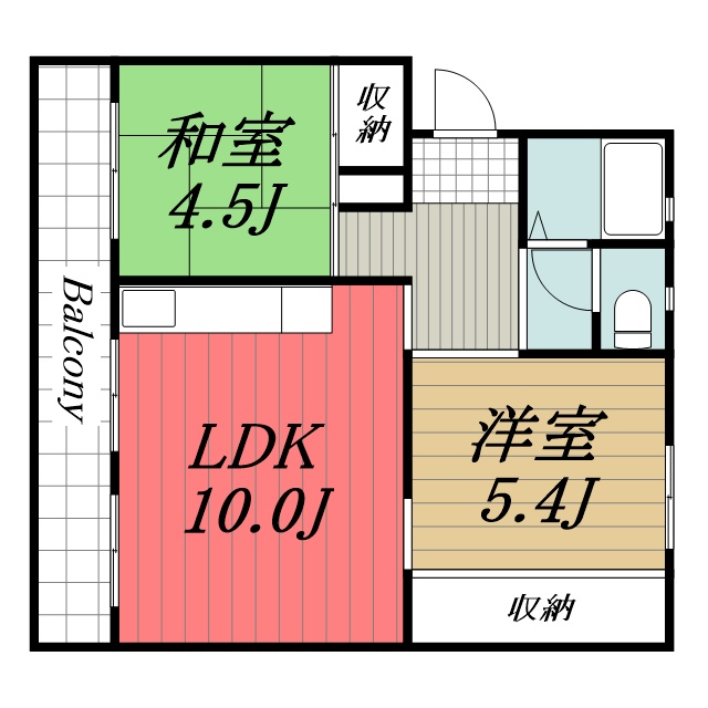西小中台団地　12号棟 403間取り