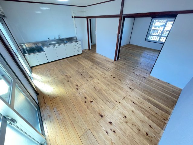 西小中台団地　12号棟 403居間・リビング