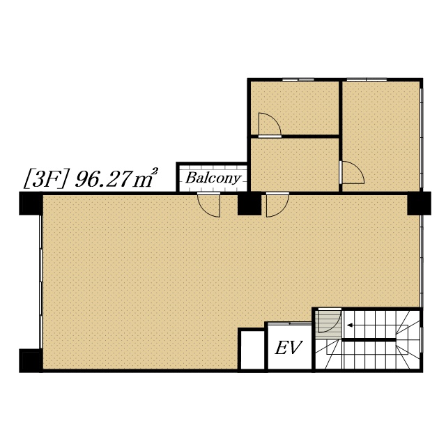 ダンケ高輪ビル 1間取り