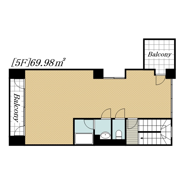 ダンケ高輪ビル 1間取り