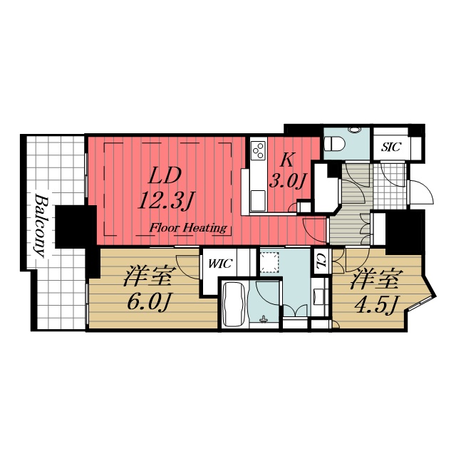 幕張ベイパークライズゲートタワー 11階間取り