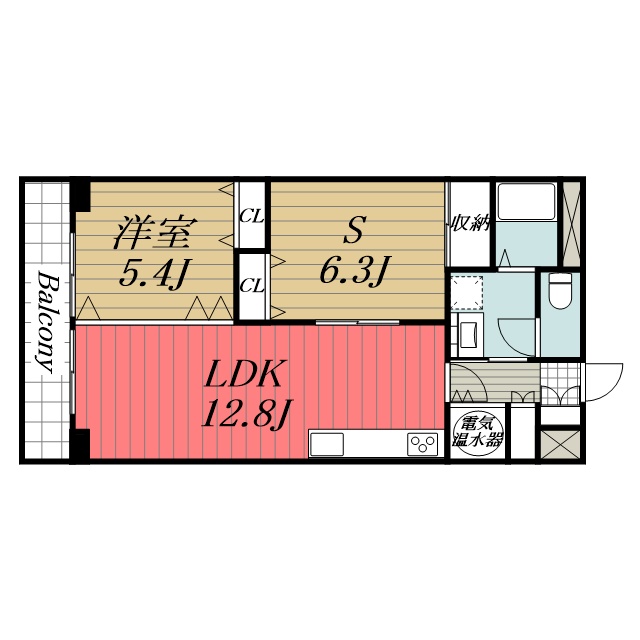 エクセル荻窪 4階間取り