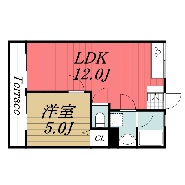 ベルハイツ 102間取り