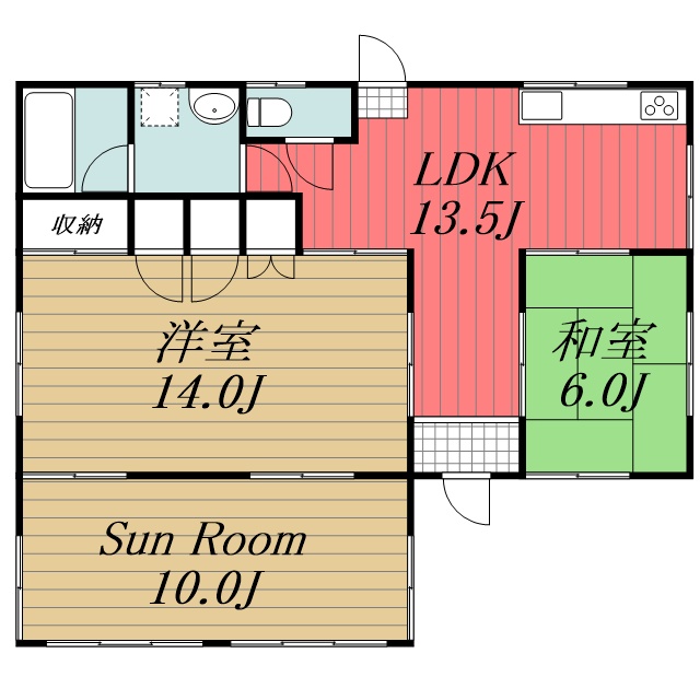 大網白里市下ヶ傍示S邸戸建 1間取り
