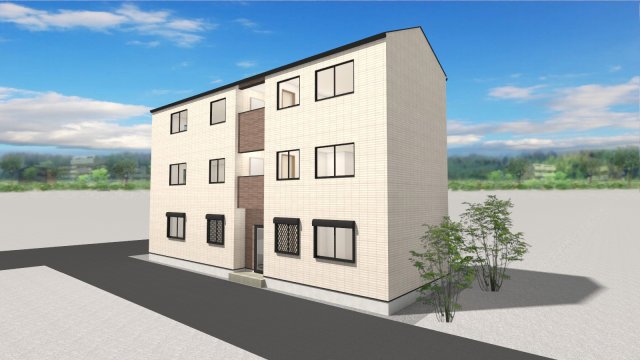 フォンタナ東本町 202外観パース