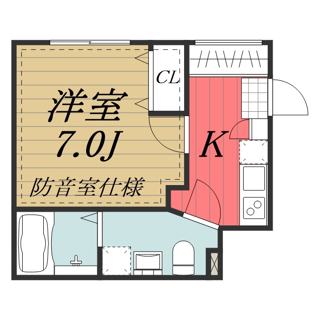 フォンタナ東本町 302間取り