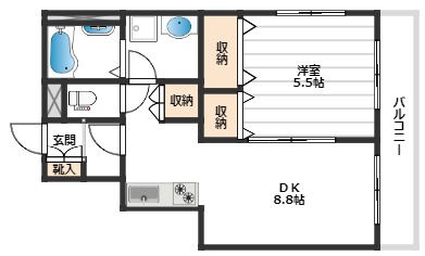 COMFORT　DURA 3階間取り