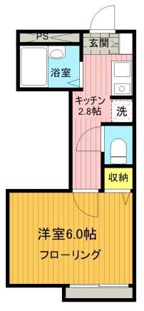 東京都板橋区蓮根1丁目 1階間取り
