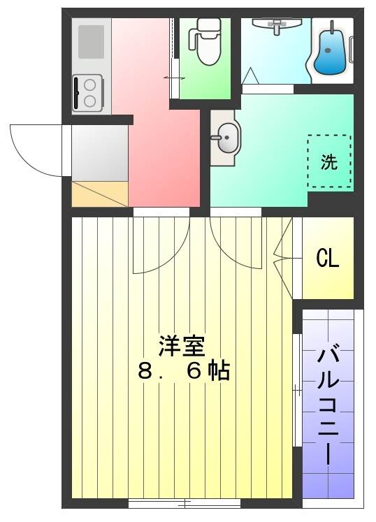 アドヴァンスK 3階間取り