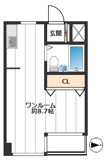 セシオン志村坂上 5階間取り