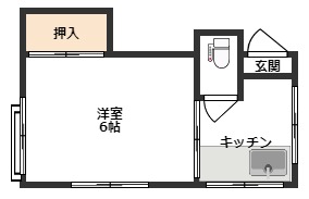 今井荘 2階間取り