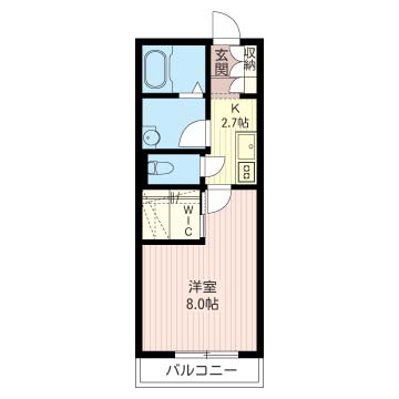 レクエル小豆沢North Court 2階間取り