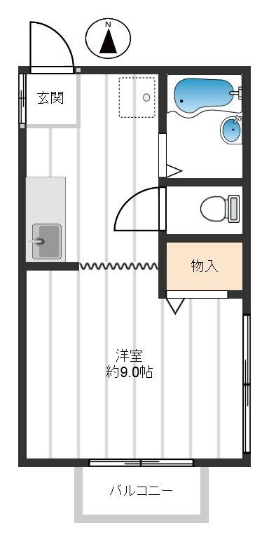 コーポサンライズ 203間取り