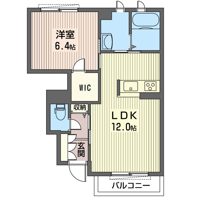 ビューテラスK　Ⅲ 1階間取り