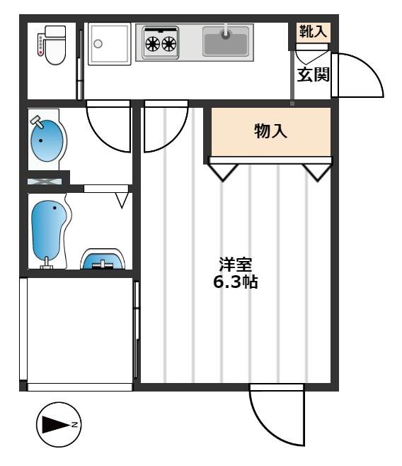 グレートヘーベル 1階間取り