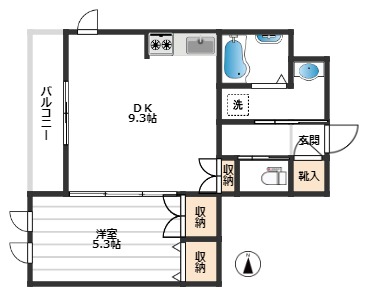 BelleBonheur（ベルボヌール） 3階間取り