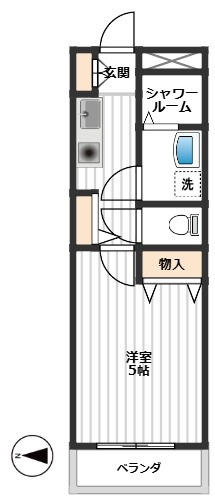 LUNA 5階間取り