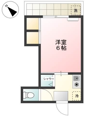 ワタナベビル 3階間取り