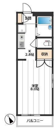 ベルメゾン 2階間取り