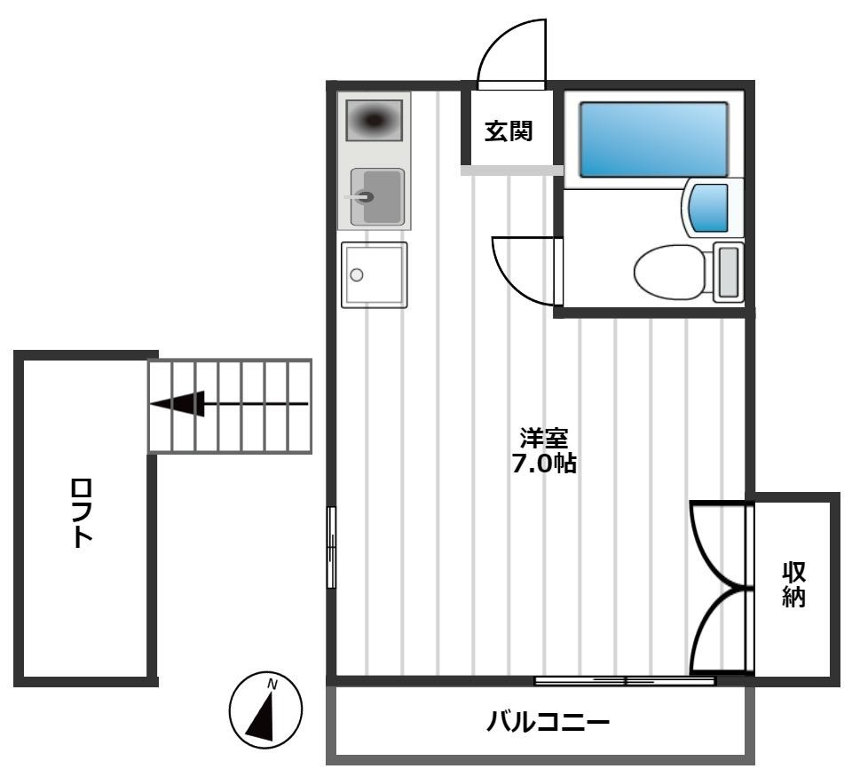 第六タキシマ 2階間取り