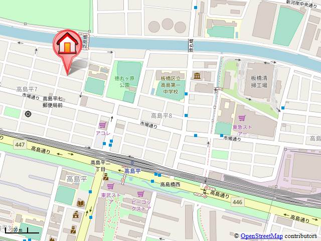 フォレスト 2階地図