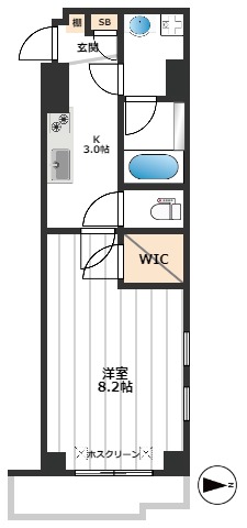 ポラールノースウィング 2階間取り