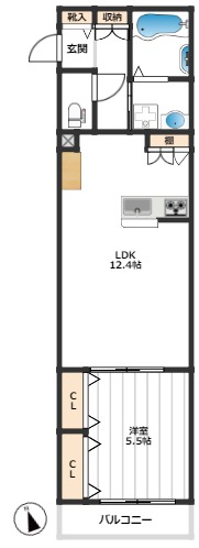 S-Court Oyaguchi 103間取り