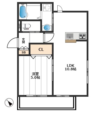 ＳＫＹ板橋本町 3階間取り