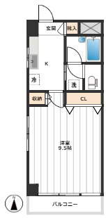 カーサモレーノ 2階間取り