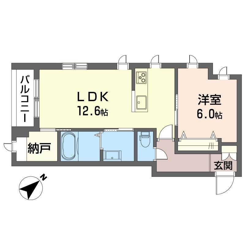 コーラル・シンフォニー 2階間取り