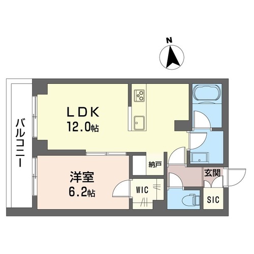 ラヴェニール　テラス 305間取り
