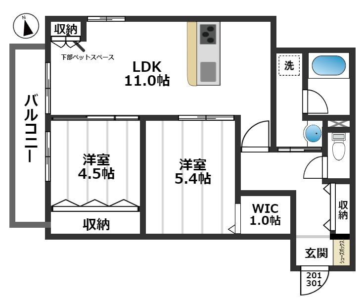 Ｍａｉｓｏｎ４１７ 3階間取り