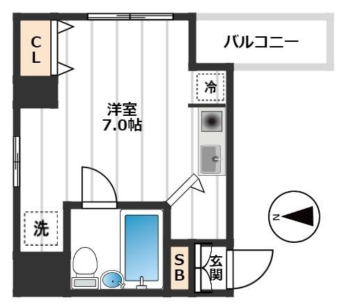 シャンティタカハシ 2階間取り