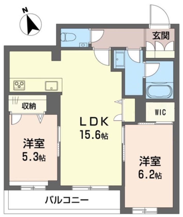 KAEDE 3階間取り